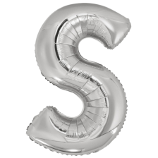 Large Letter S Silver
